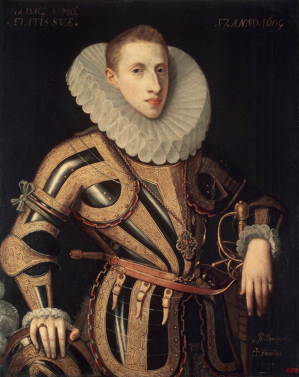 Portret Diego de Villamayor autorstwa Juan Pantoja de la Cruz
