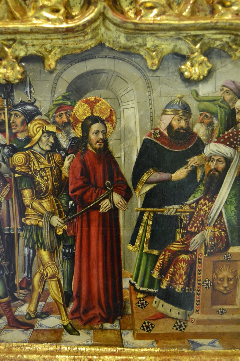 Chrystus i Poncjusz Piłat autorstwa Juan Rexach
