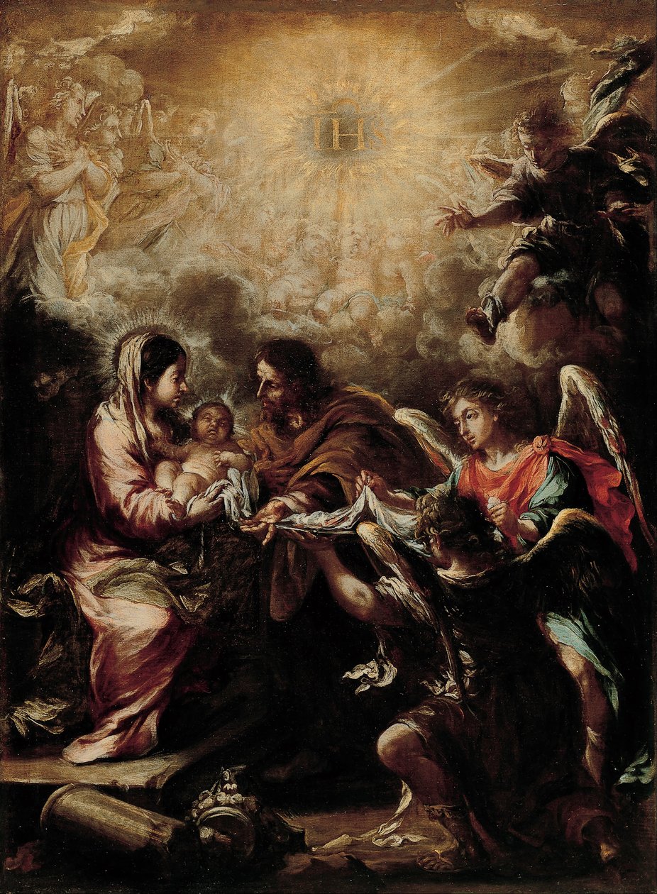 Nadanie Imienia Jezus autorstwa Juan Valdés de Leal