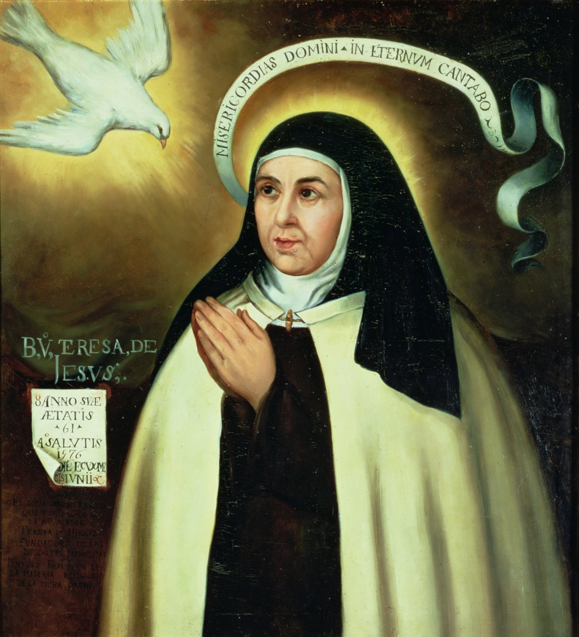 Św. Teresa z Avili (1515-82) 1570 autorstwa Juan de la Miseria