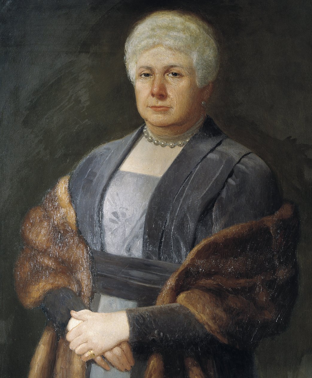 Isabel de Borbon, Izabela Hiszpańska, Księżniczka Asturii (olej na płótnie) autorstwa Juan Antonio Benlliure y Gil