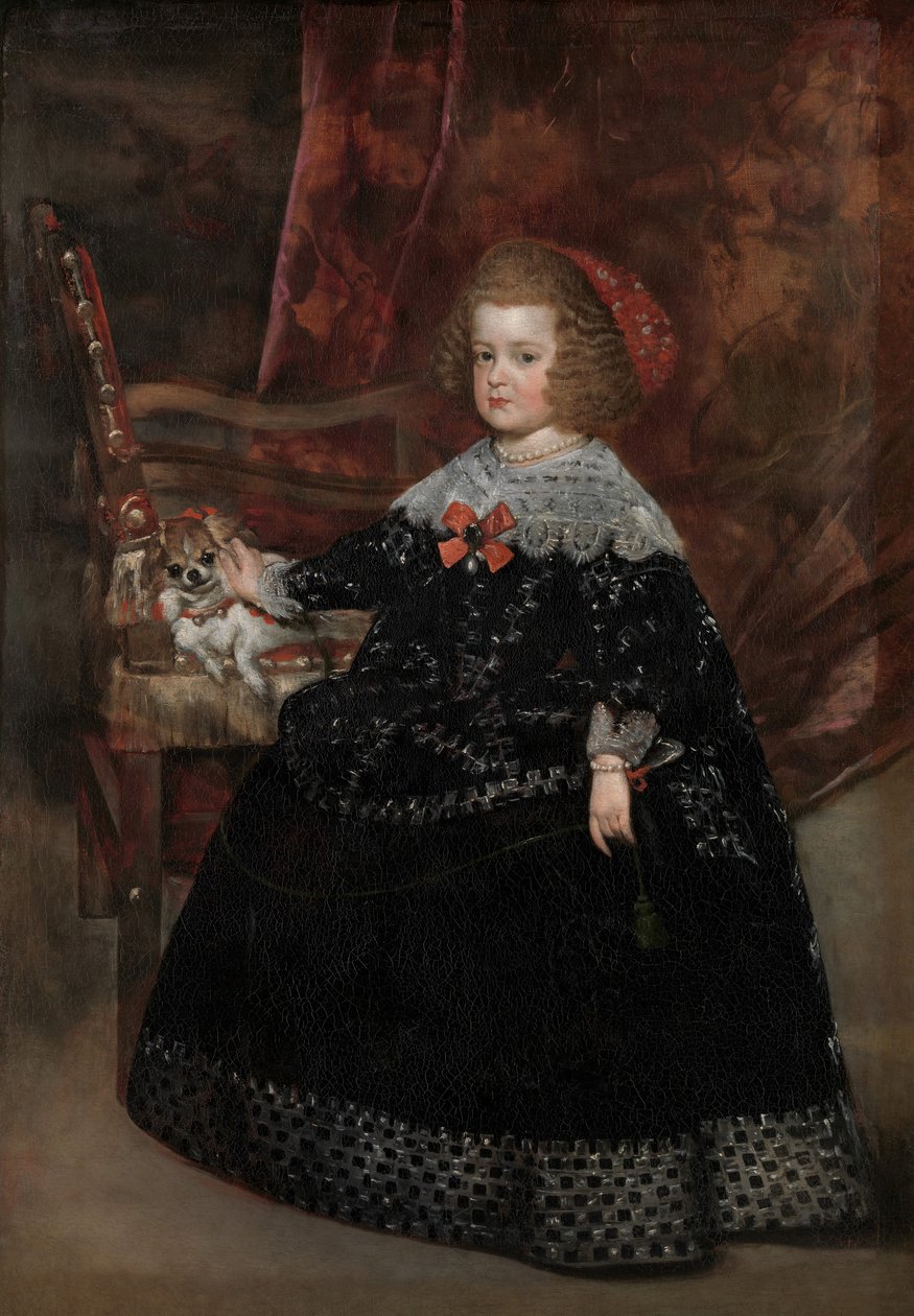 Maria Teresa 1638-1683, Infantka Hiszpańska, ca. 1645. autorstwa Juan Battista Martinez del Mazo