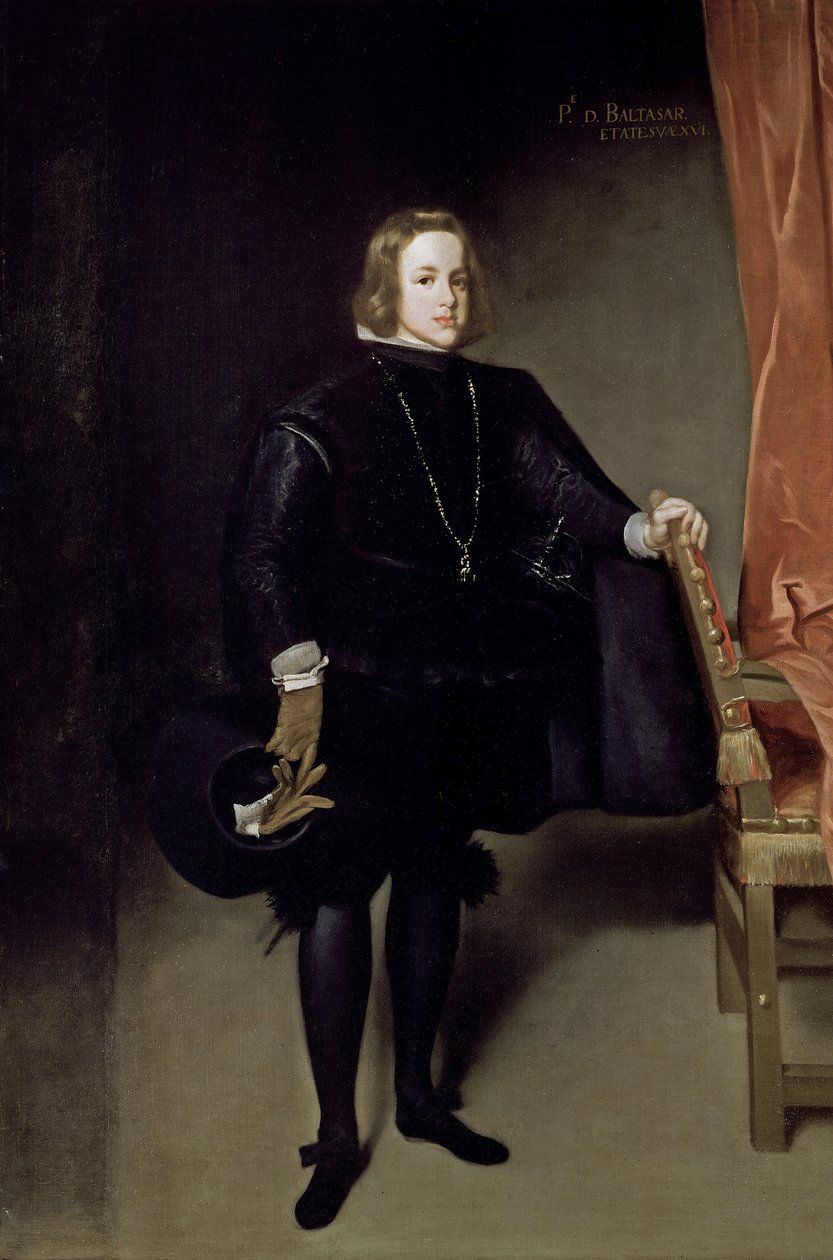 Portret księcia Balthasara Karola, 1645 autorstwa Juan Bautista Martinez Del Mazo