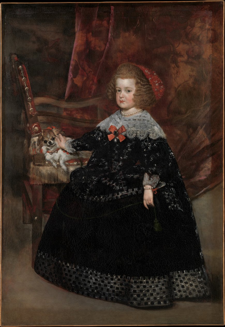 María Teresa (1638-83), infantka hiszpańska, ok. 1645 (olej na płótnie) autorstwa Juan Bautista Martinez Del Mazo
