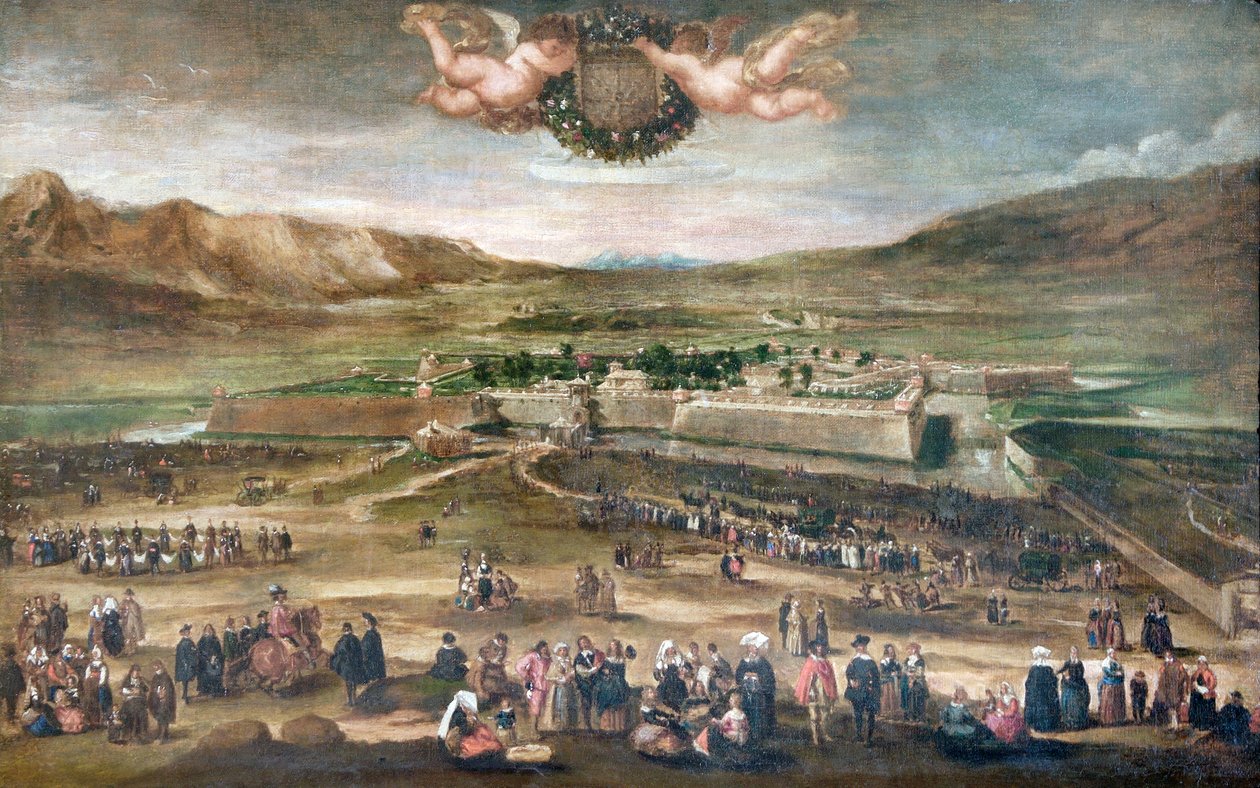 Wjazd Filipa IV do Pampeluny po 1646 r. (olej na płótnie) autorstwa Juan Bautista Martinez Del Mazo
