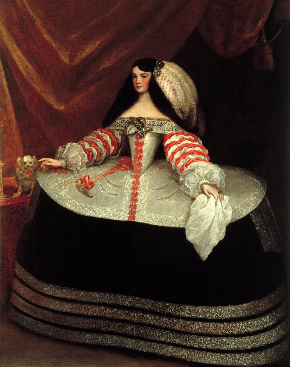 Inés de Zúñiga, hrabina Monterrey, 1660-1670 autorstwa Juan Carreño de Miranda