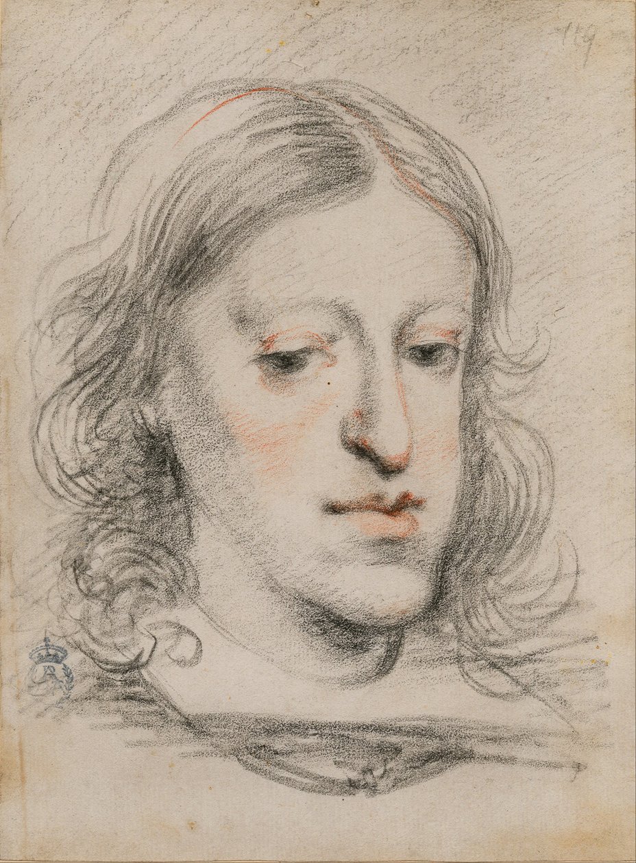 Portret Karola II z Hiszpanii autorstwa Juan Carreño de Miranda