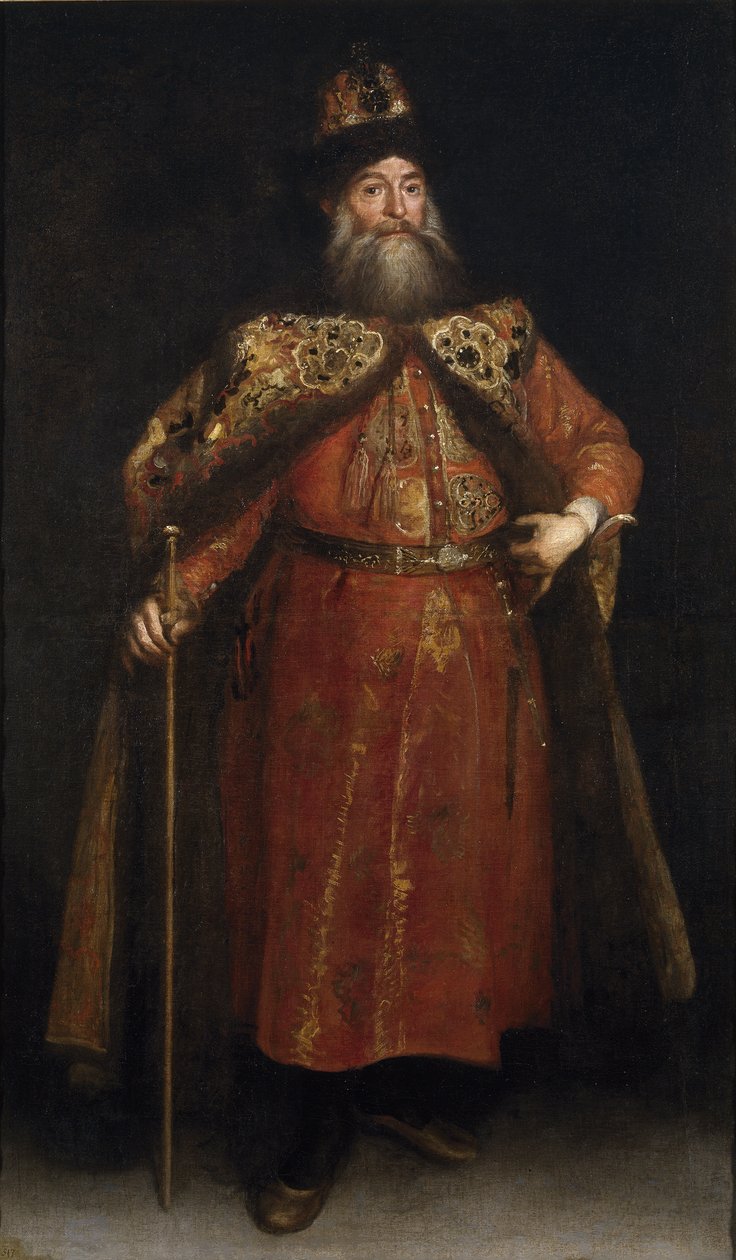 Portret ambasadora Piotra Iwanowicza Potiomkina 1617-1700, 1681 autorstwa Juan Carreño de Miranda