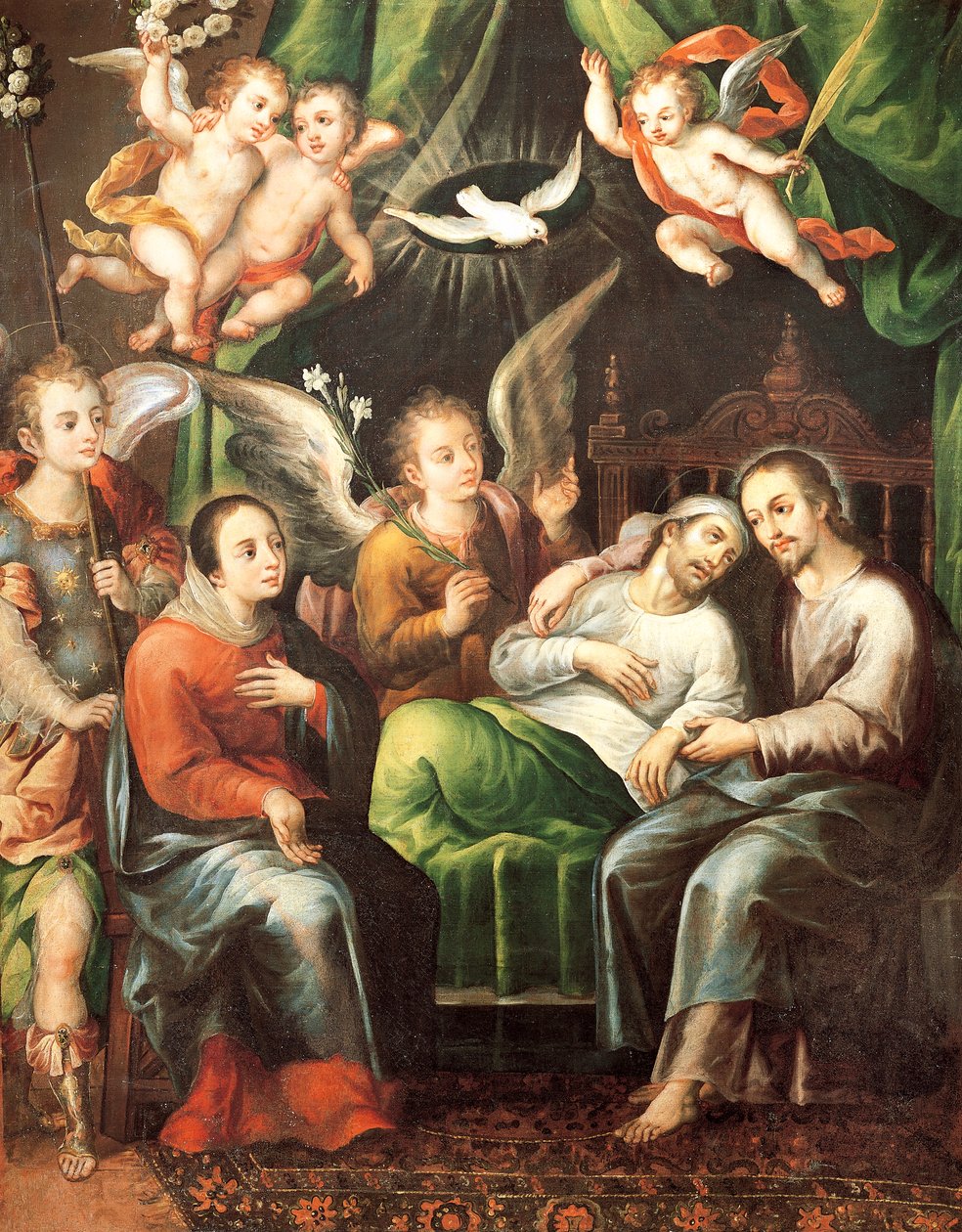 Śmierć św. Józefa, Juan Correa (1646-1716) autorstwa Juan Correa