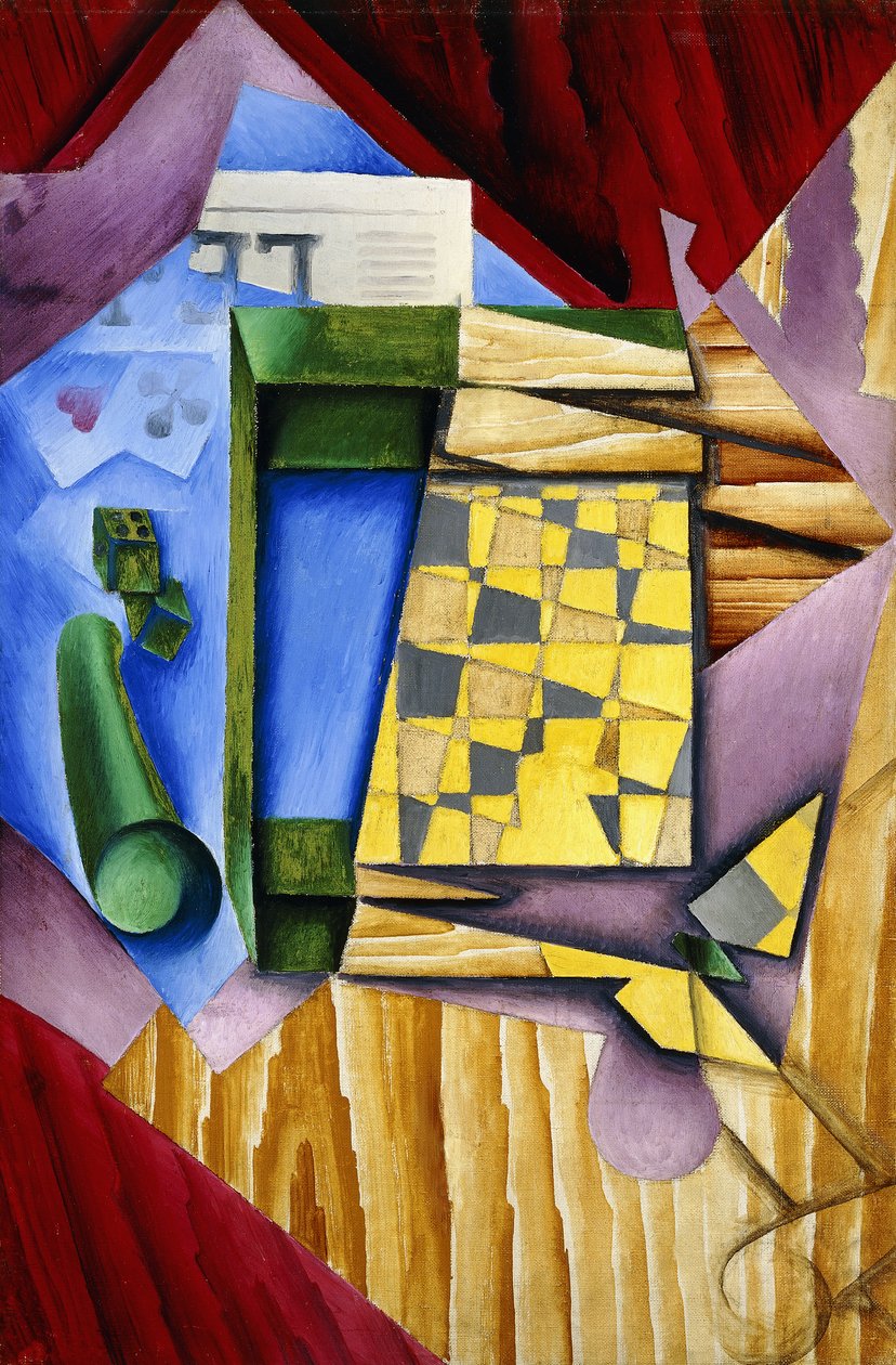 Tryktrak, 1913-14 autorstwa Juan Gris
