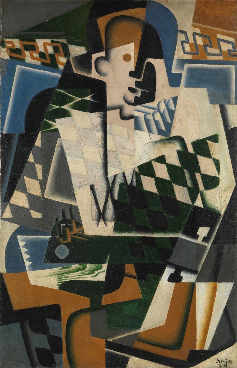 Arlekin z gitarą autorstwa Juan Gris