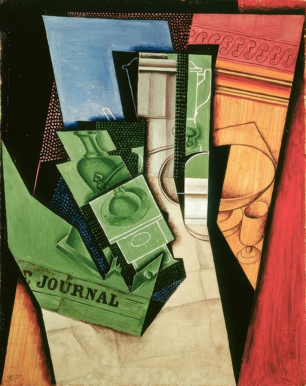 J.Gris, Śniadanie, 1915 autorstwa Juan Gris