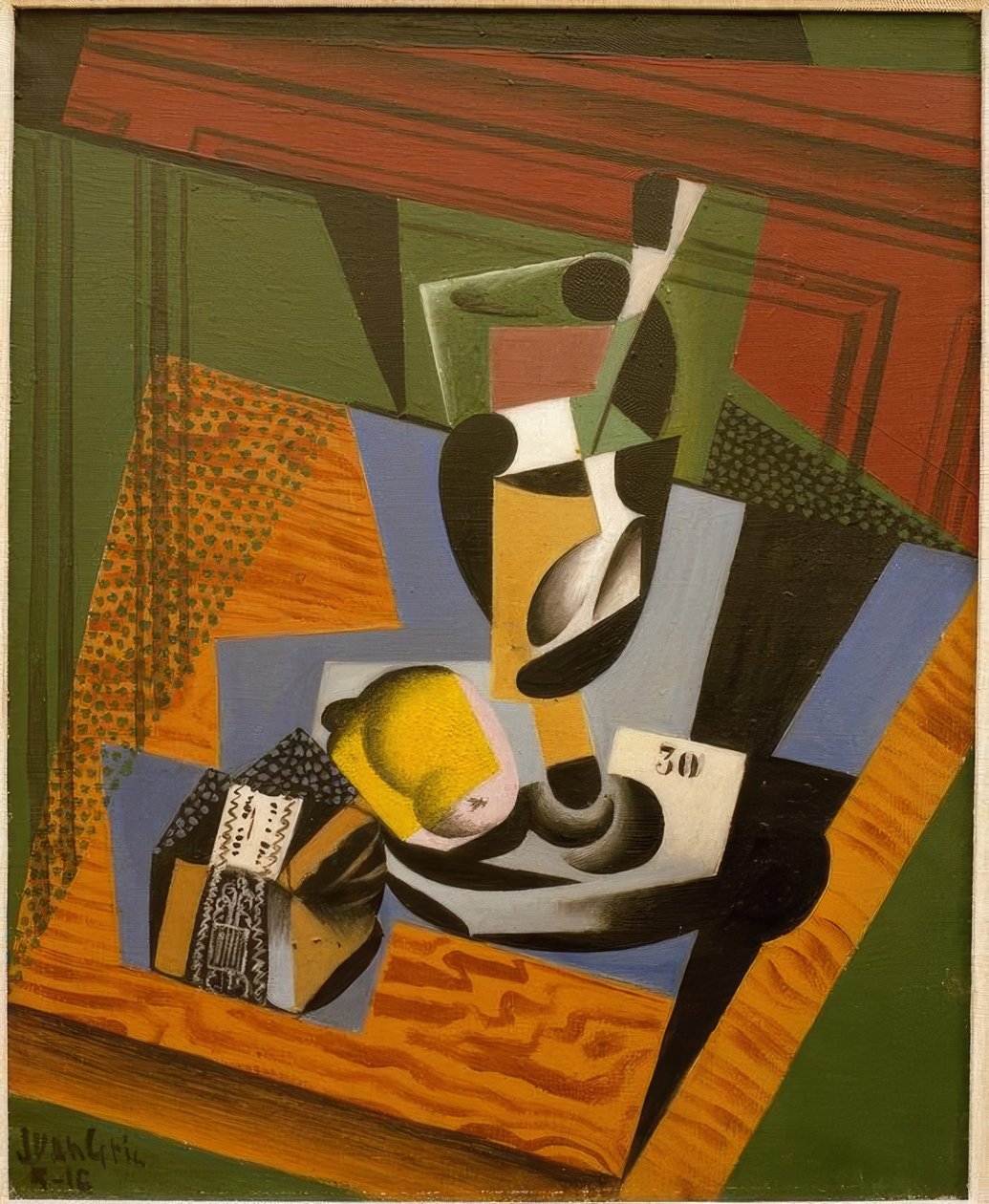 Pakiet tytoniowy autorstwa Juan Gris
