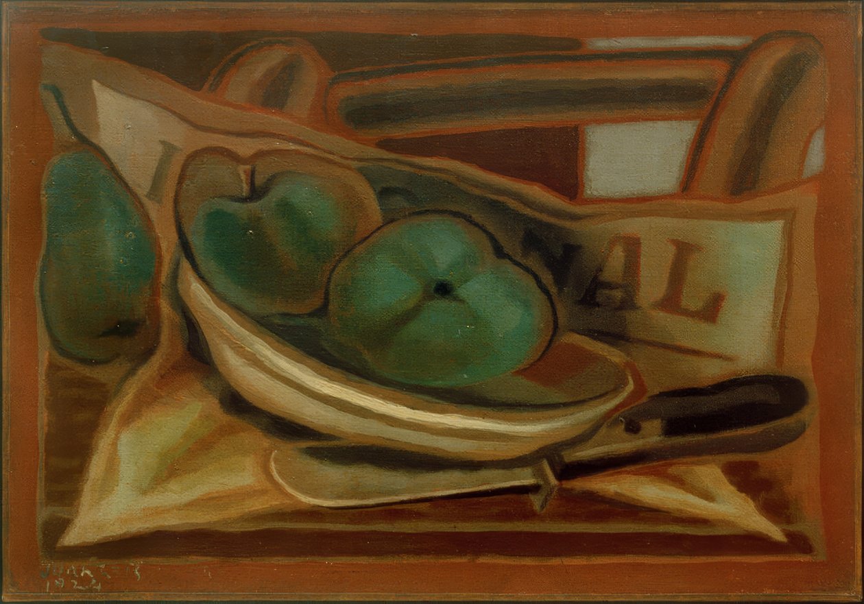 Jabłka autorstwa Juan Gris