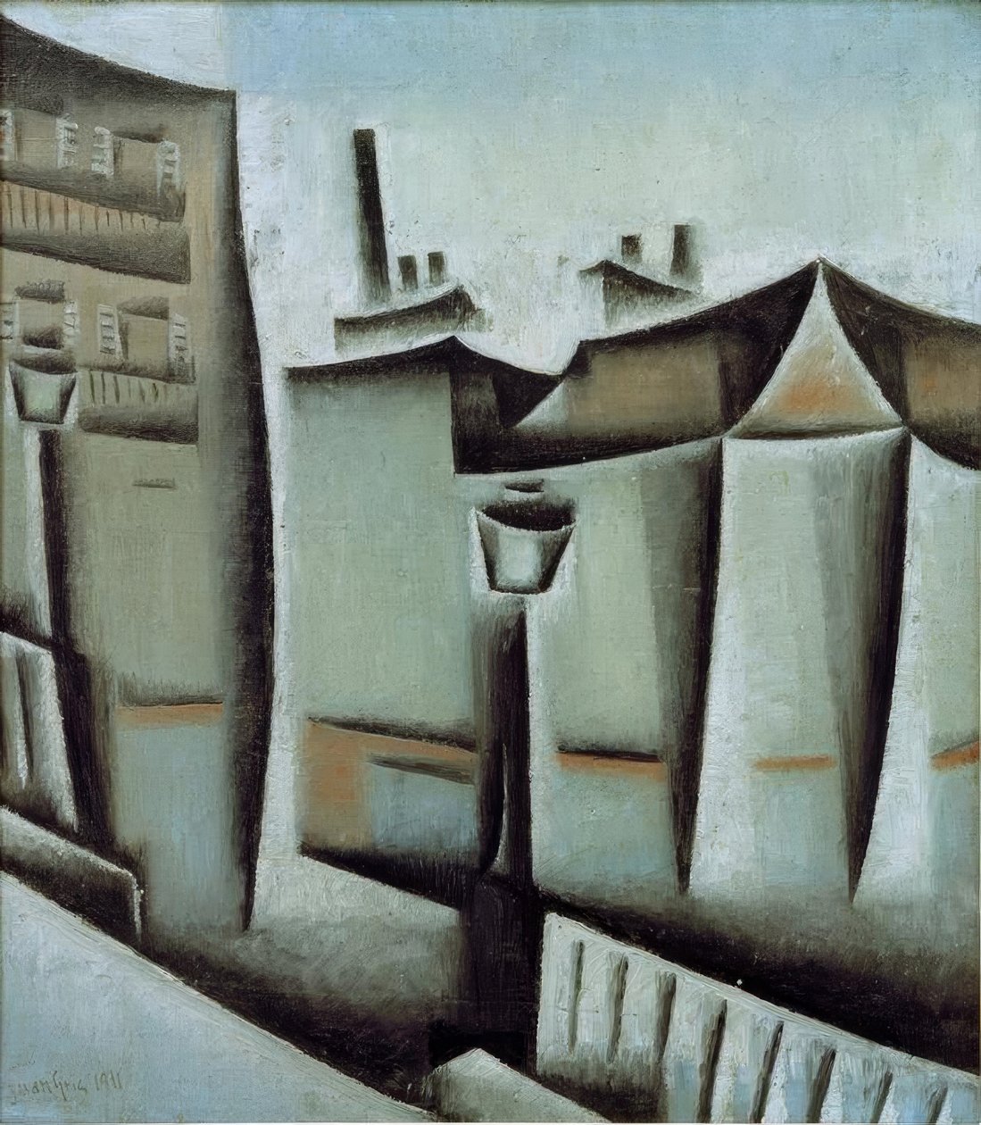 Domy w Paryżu autorstwa Juan Gris