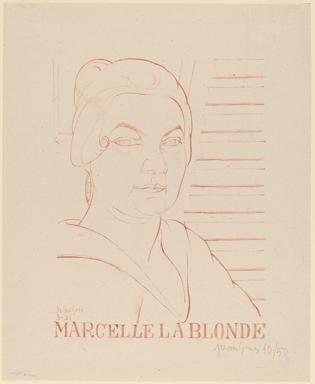 Marcelle Blondynka autorstwa Juan Gris