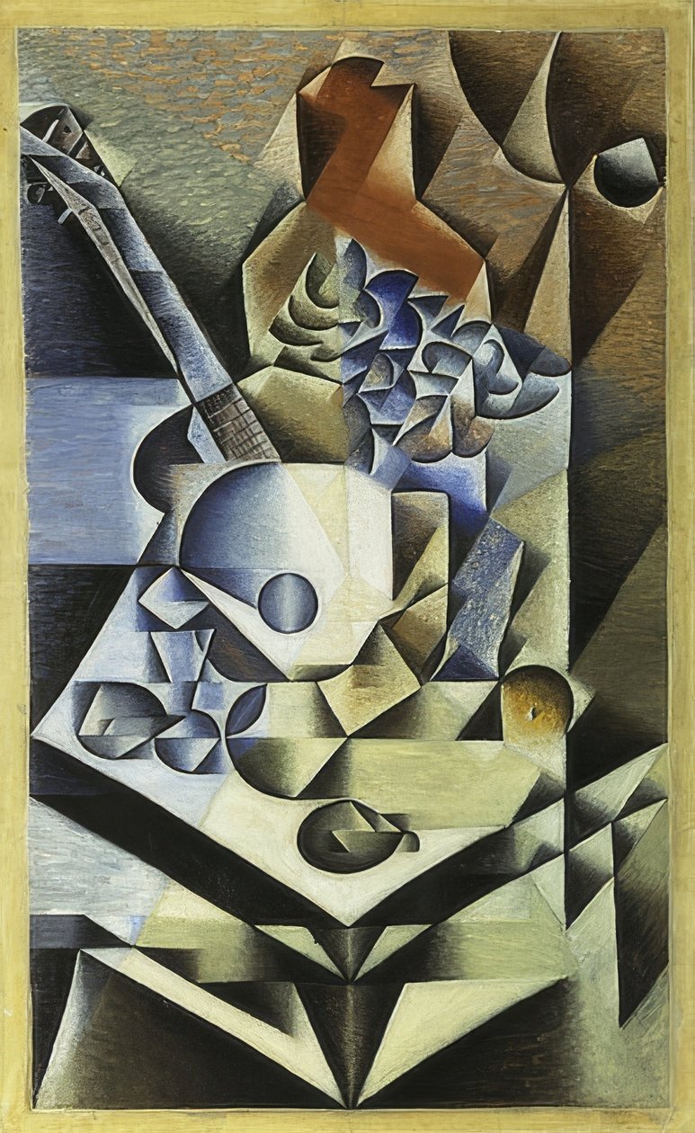 Martwa natura z kwiatami. 1912 autorstwa Juan Gris