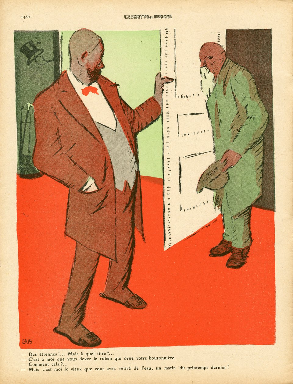 Talerz Maślany, numer 457, Satyryczny w Kolorach autorstwa Juan Gris