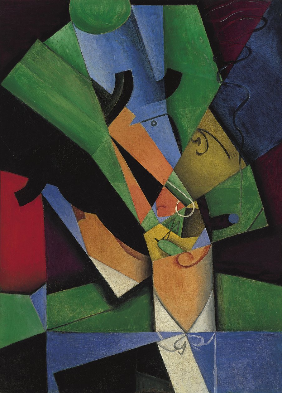 Palacz Frank Haviland, 1913 autorstwa Juan Gris