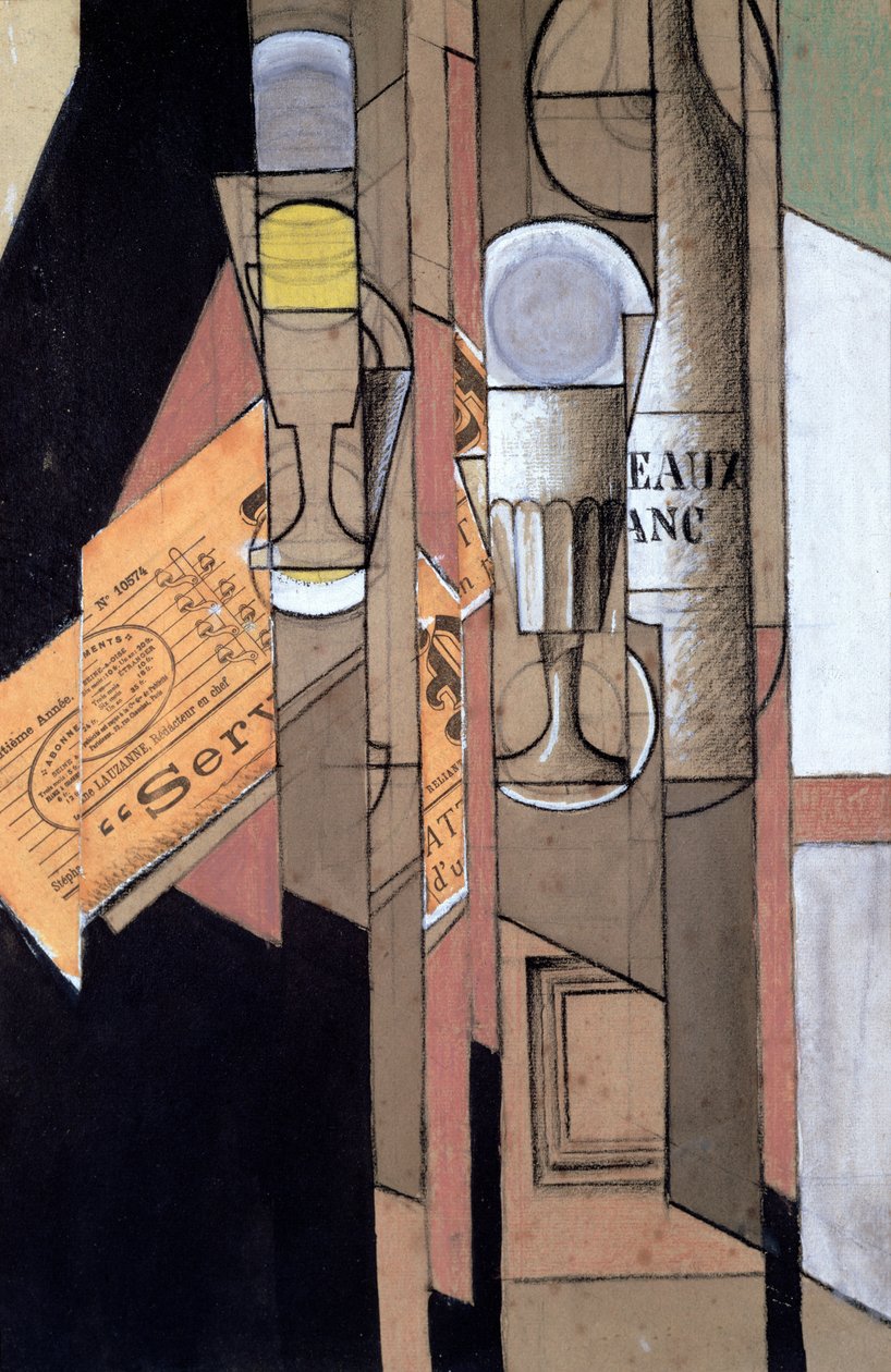 Białe bordo autorstwa Juan Gris