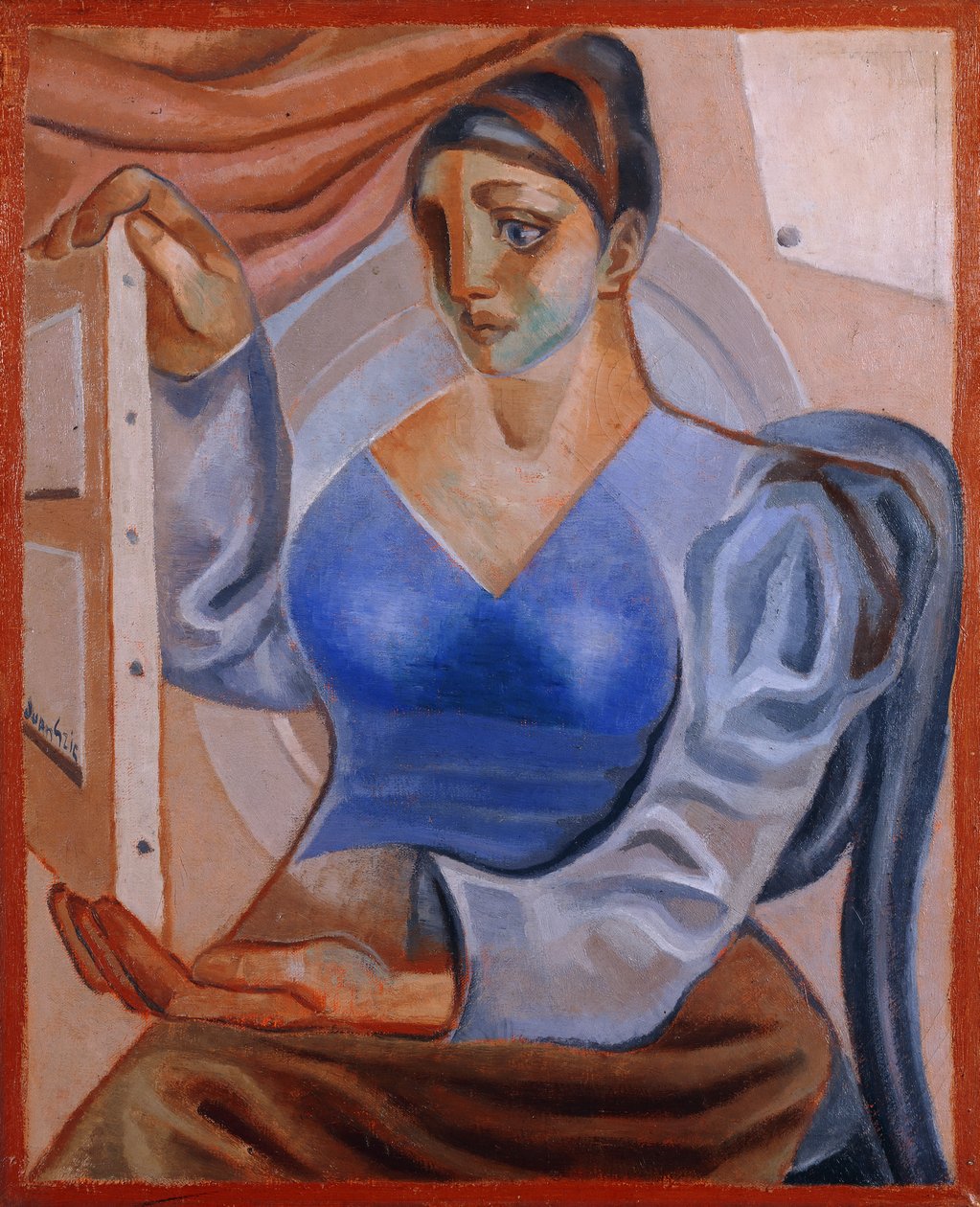 Kobieta z obrazem; Kobieta na obrazie, autorstwa Juan Gris