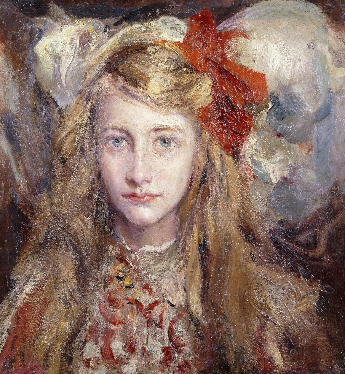 Portret córki artysty Pippi autorstwa Juan Pablo Salinas Tervel