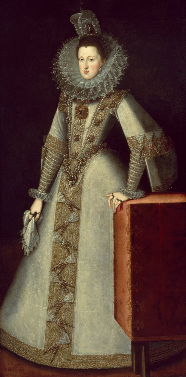 Małgorzata Austriacka (1584-1611) Królowa Hiszpanii, 1605 autorstwa Juan Pantoja de la Cruz