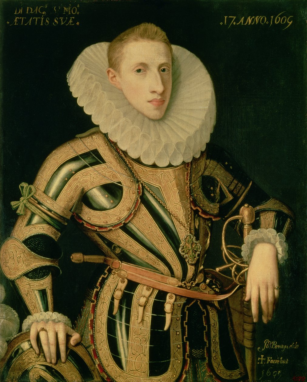 Portret Diego de Villamayor autorstwa Juan Pantoja de la Cruz