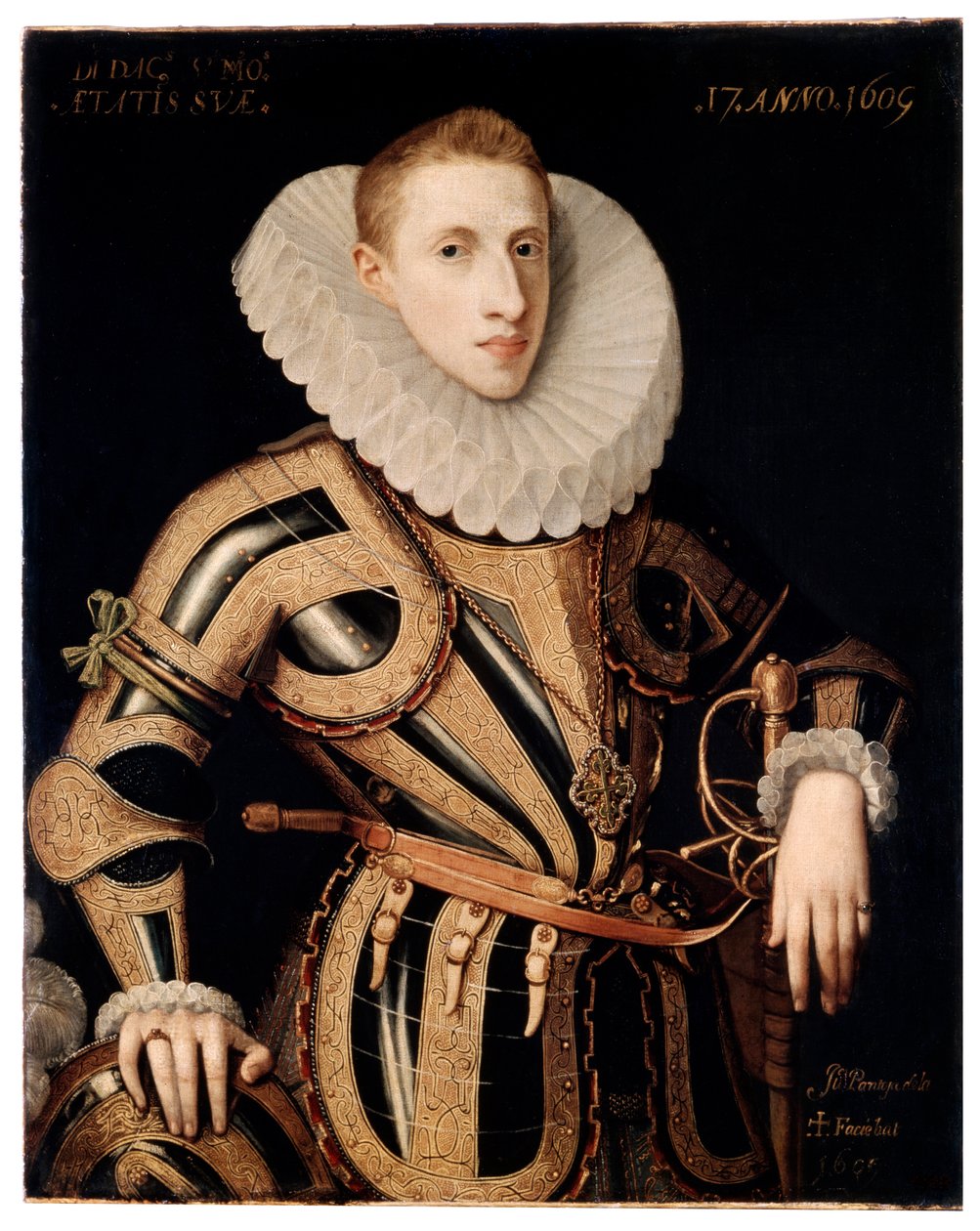 Portret Don Diego de Villamayor, 1605. autorstwa Juan Pantoja de la Cruz