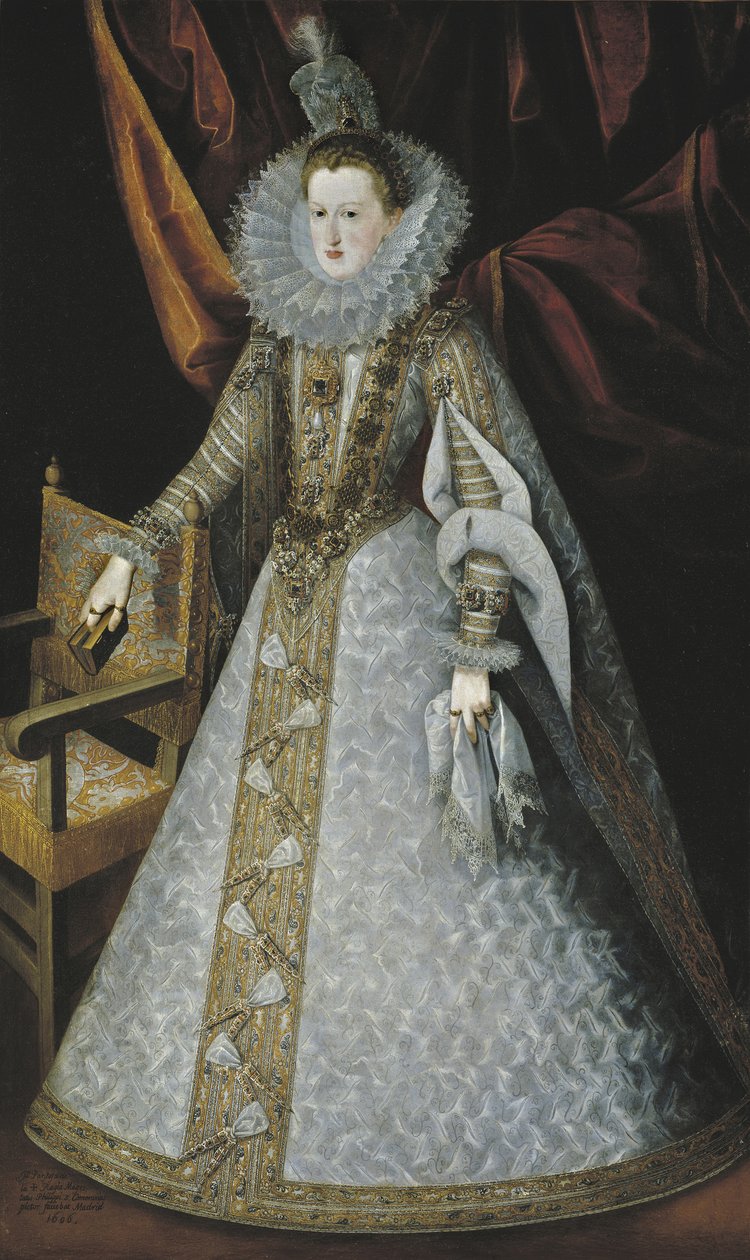 Portret Małgorzaty Austriackiej 15841611, 1606 autorstwa Juan Pantoja de la Cruz