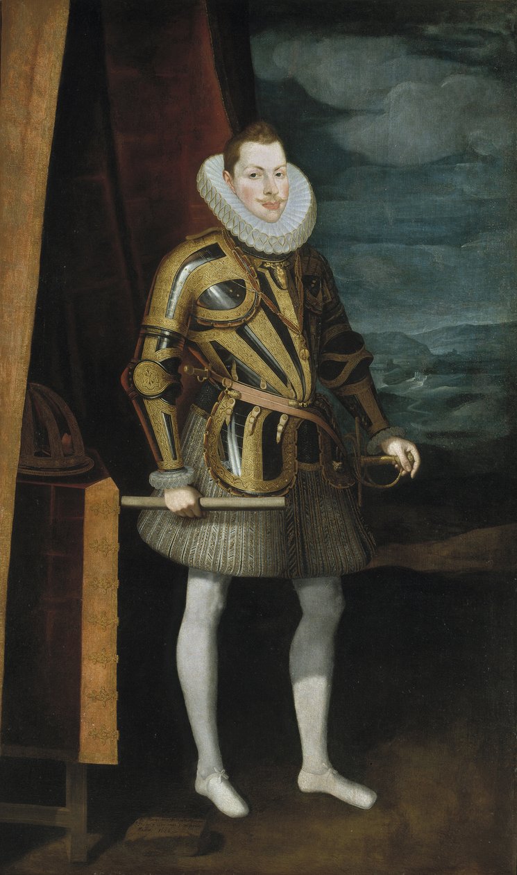 Portret Filipa III 1578-1621, króla Hiszpanii i Portugalii, 1606 autorstwa Juan Pantoja de la Cruz