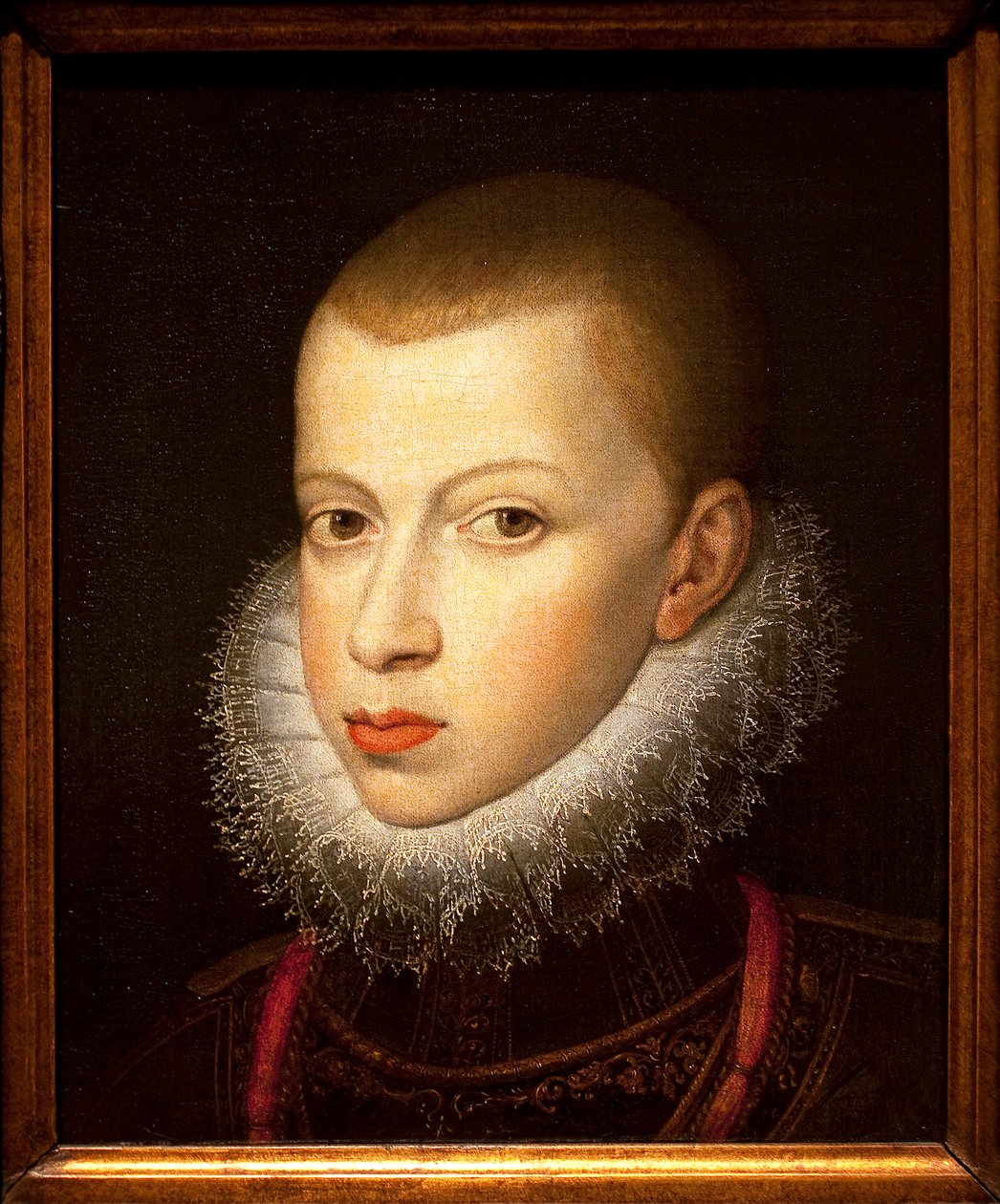 Portret księcia Filipa III (Felip III z Castelli, znany jako Pobożny) autorstwa Juan Pantoja de la Cruz