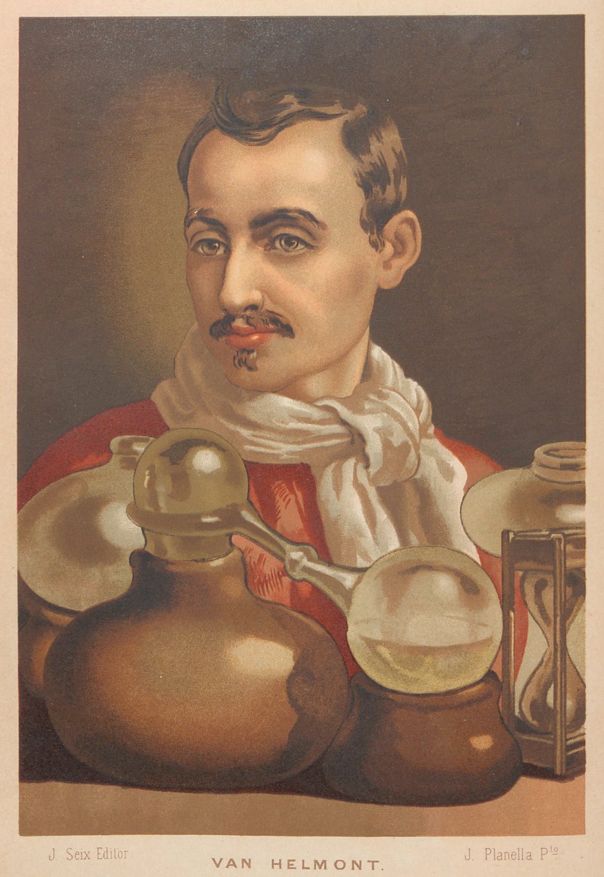Portret Johana Baptisty van Helmonta 1580-1644, 1879. autorstwa Juan Planella y Rodríguez