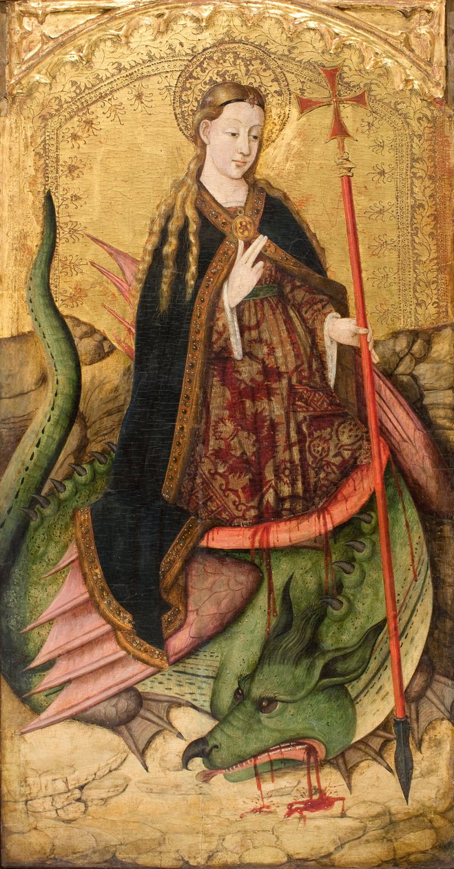 Święta Małgorzata, ok. 1455 autorstwa Juan Rexach
