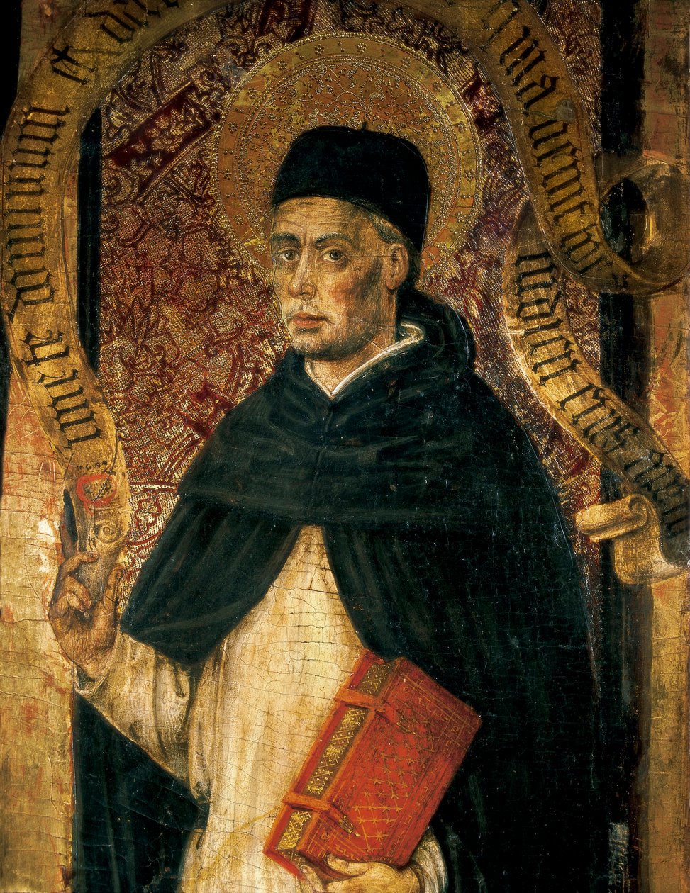 Reprezentacja św. Wincentego Ferrera (1350-1419), dominikańskiego księdza autorstwa Juan Rexach or Reixach