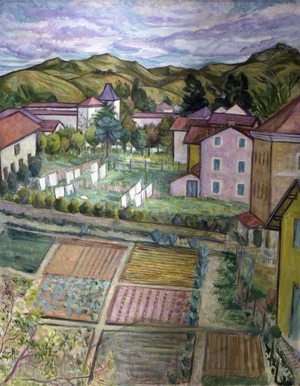 Krajobraz Hendaye, XX wiek (olej) autorstwa Juan de Echevarria y Zuricaldav