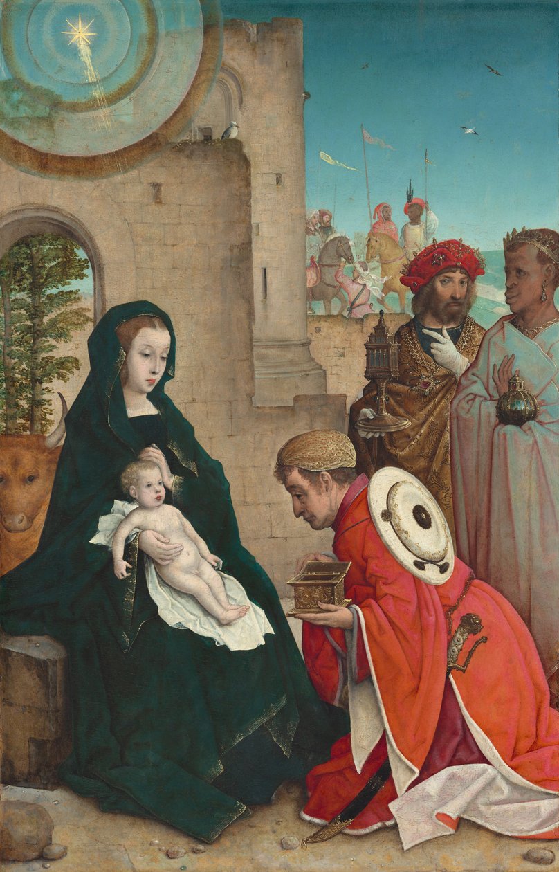 Pokłon Trzech Króli autorstwa Juan de Flandes