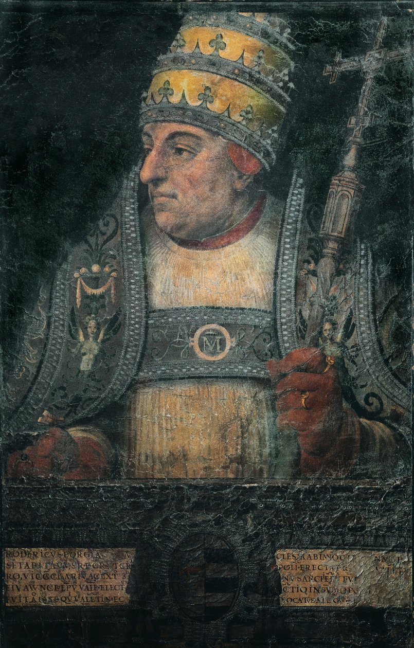 ALEKSANDER VI (1431-1503) (malarstwo) autorstwa Juan de Juanes