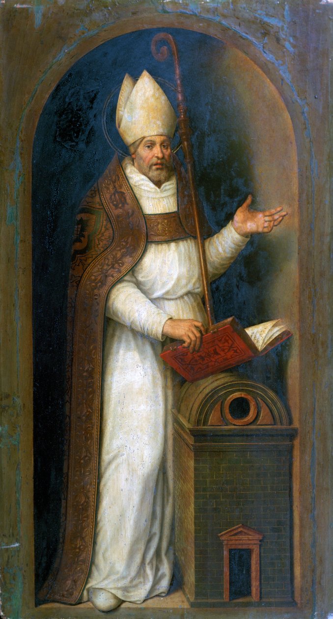 Św. Tomasz z Villeneuve, 1597 autorstwa Juan de Juanes