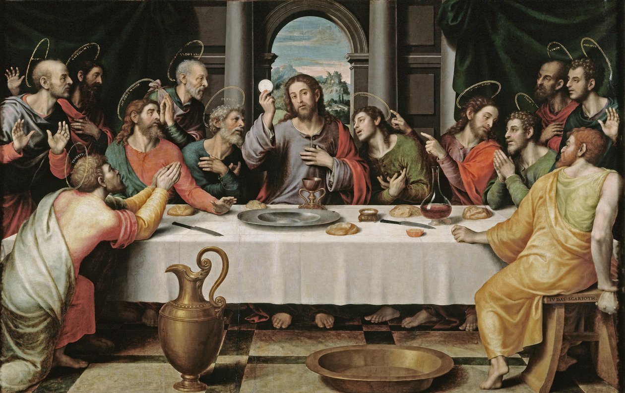 Ostatnia Wieczerza autorstwa Juan de Juanes