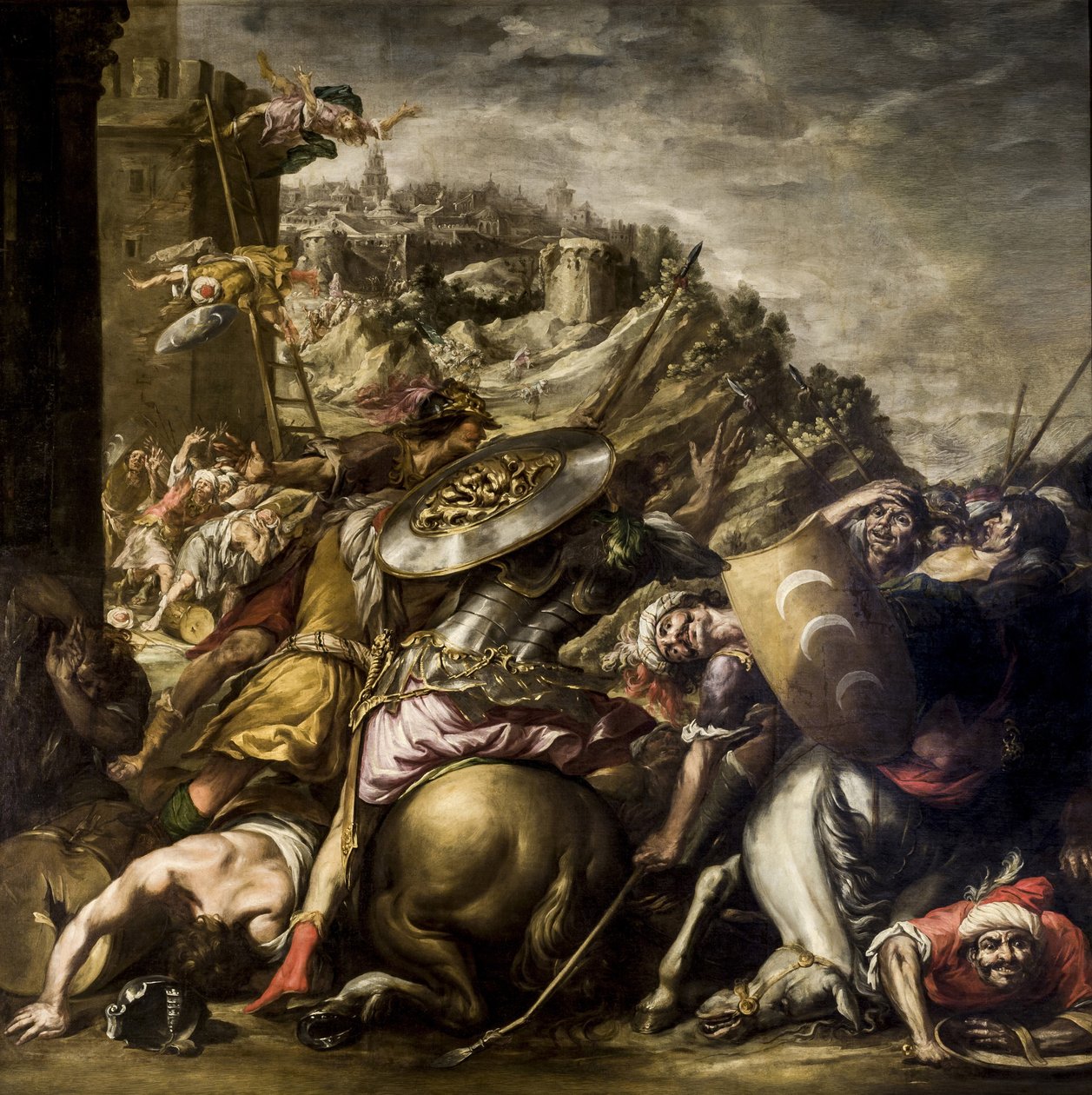 Barok : Klęska Saracenów par Valdes Leal, Juan de (1622-1690) autorstwa Juan de Valdes Leal
