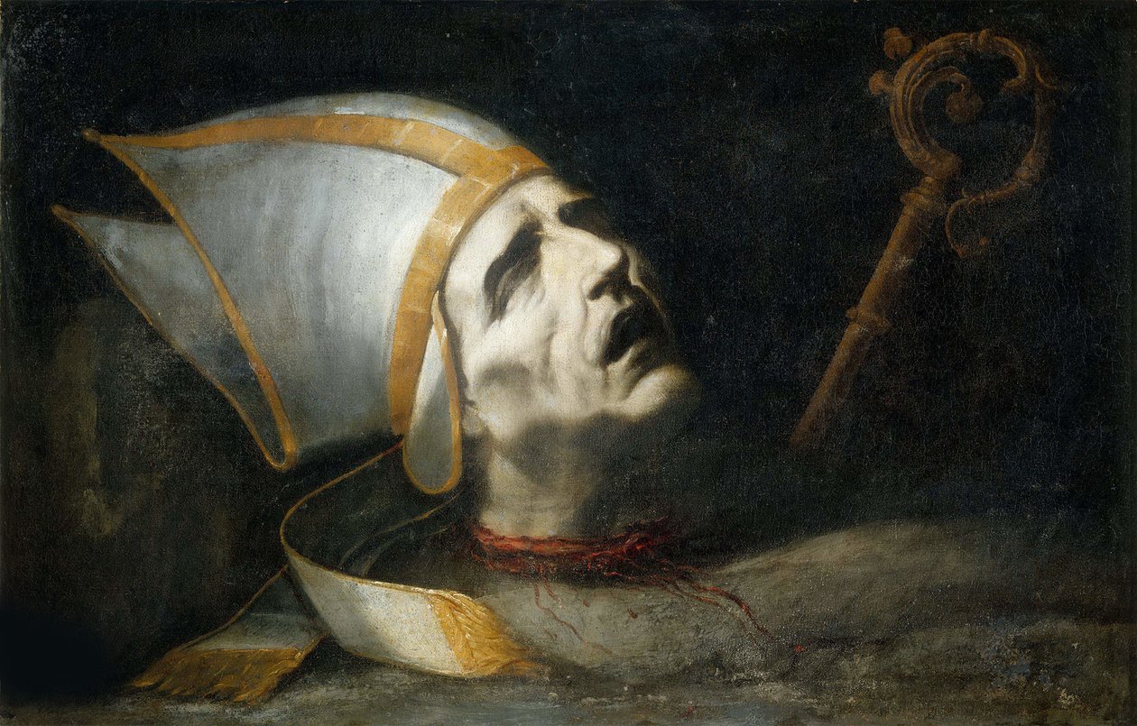 Głowa św. Fulgencjusza autorstwa Juan de Valdes Leal