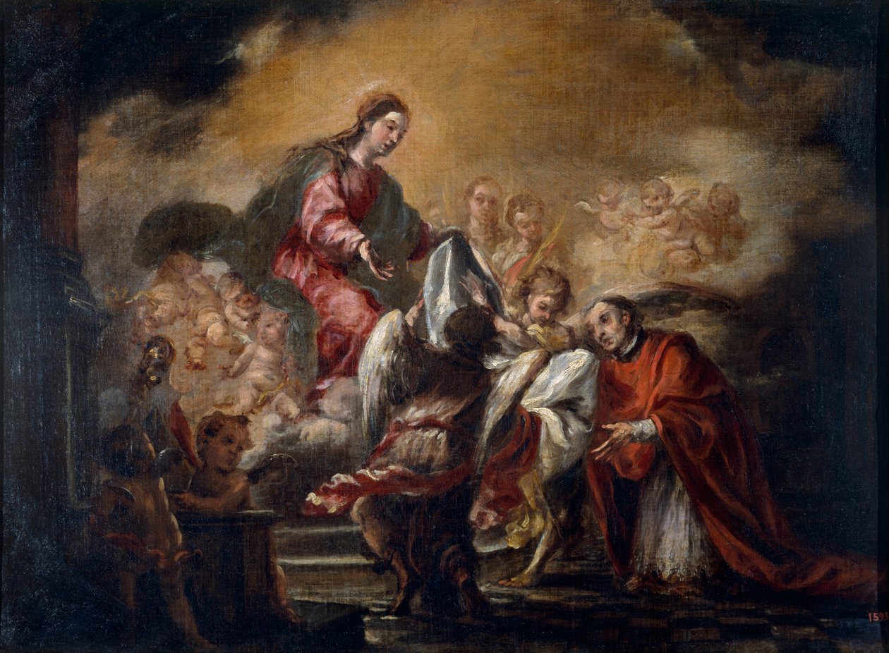 Nałożenie ornatu na świętego Ildefonsa autorstwa Juan de Valdes Leal