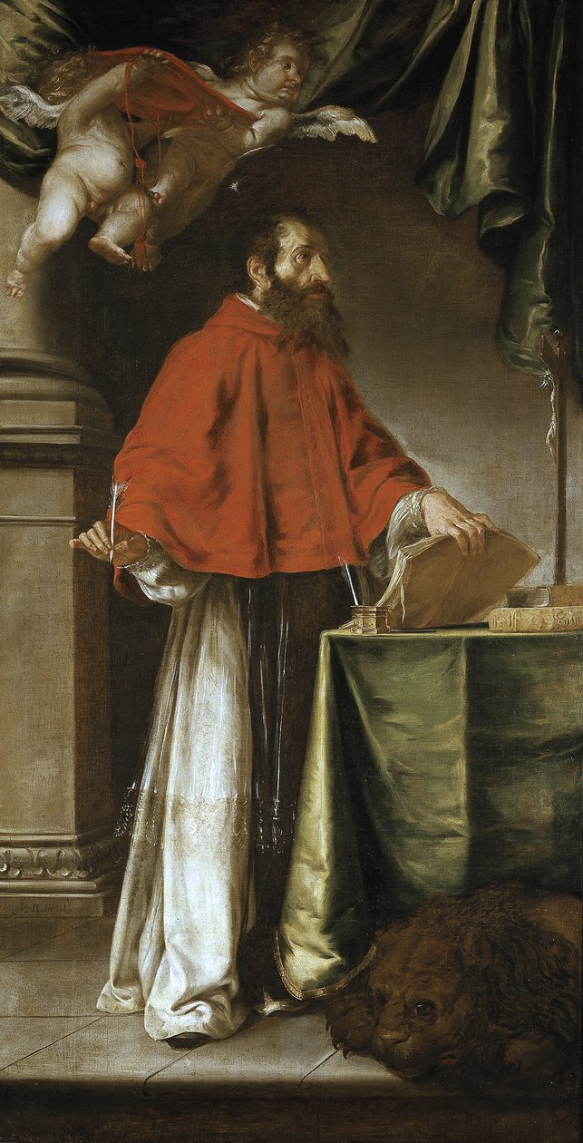 Hiszpański: San Jerónimo Saint Jerome autorstwa Juan de Valdes Leal