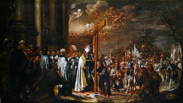 Podwyższenie Krzyża (olej na płótnie) autorstwa Juan de Valdes Leal
