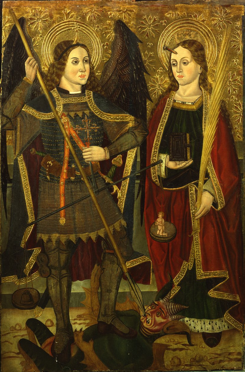 Święci Michał i Engracia autorstwa Juan de la Abadía