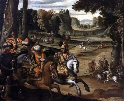 Polowanie na lwa autorstwa Juan de la Corte