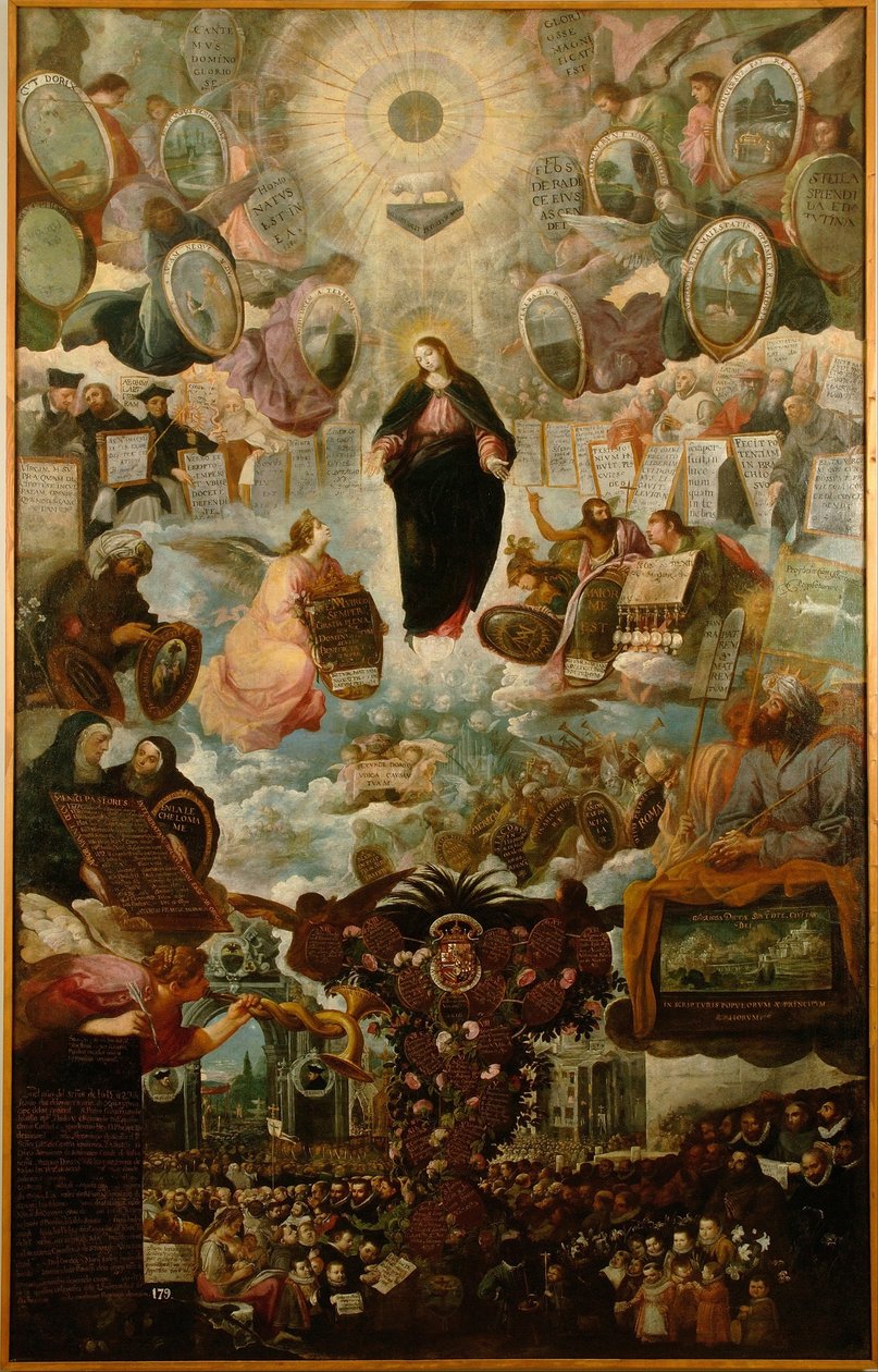 Alegoria Niepokalanej Dziewicy autorstwa Juan de las Roelas