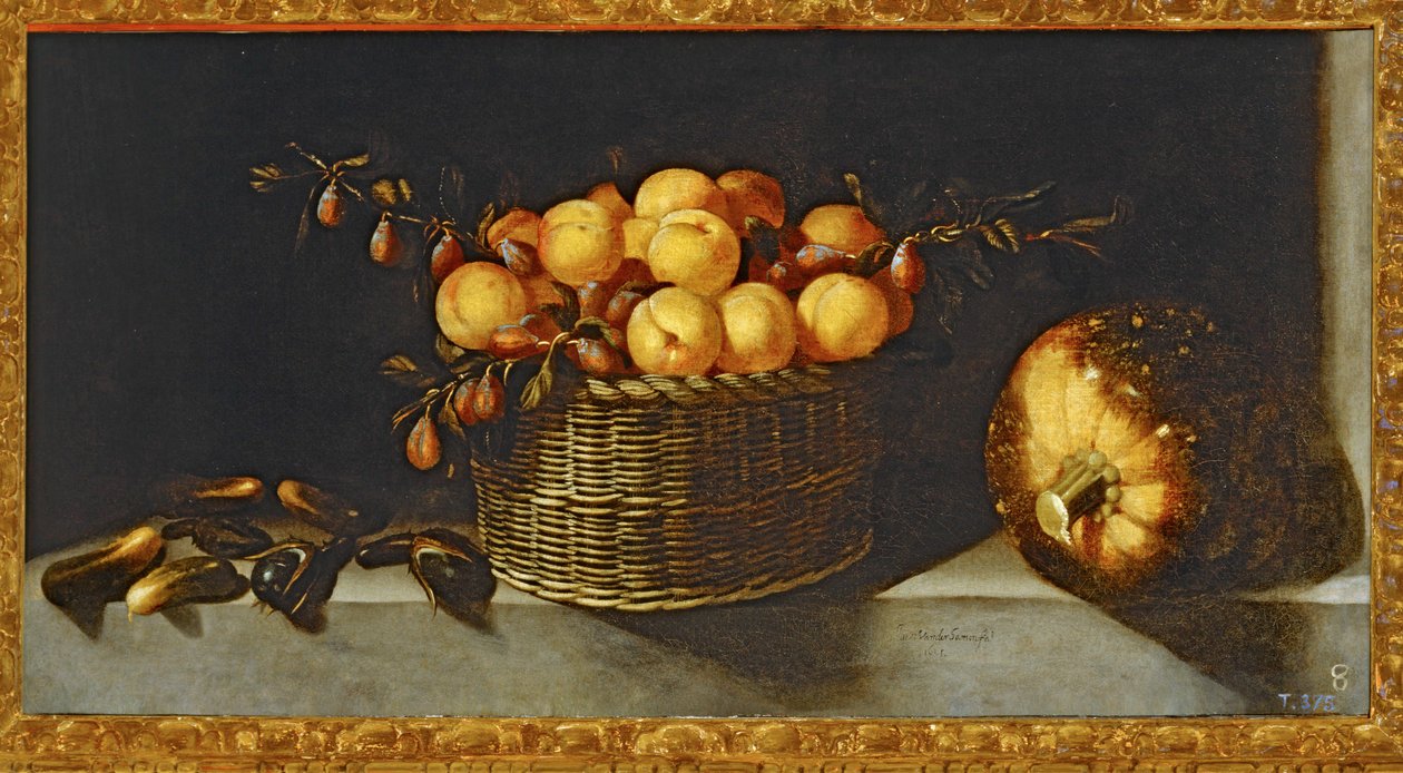 Martwa natura z owocami ... (obraz na płótnie) autorstwa Juan van der Hamen y Leon