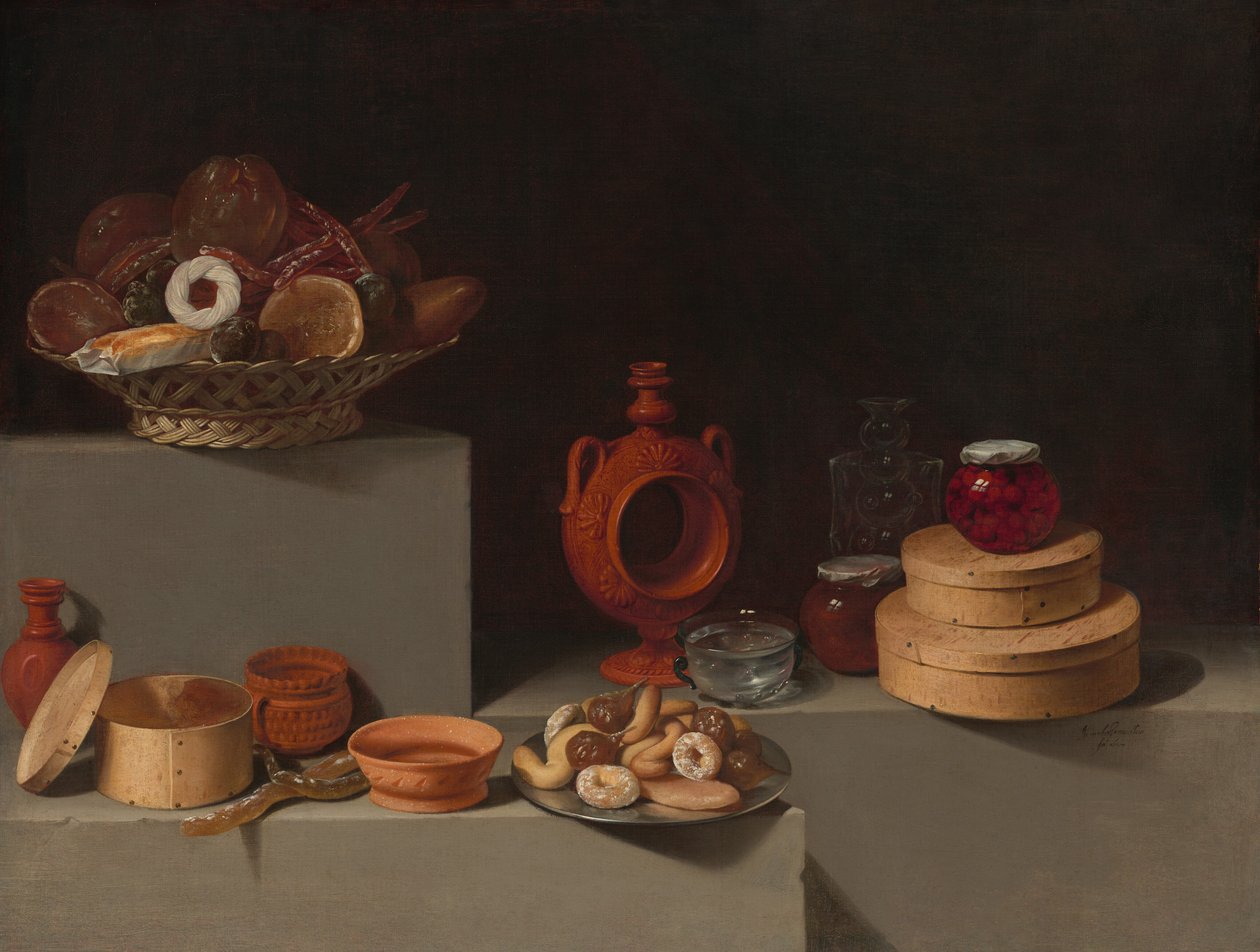 Martwa natura ze słodyczami i ceramiką, 1627. autorstwa Juan van der Hamen y Leon